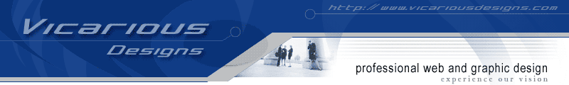 Vicarious Designs :: Custom Web Design :: Serving Philadelphia, New York, New Jersey, and Northeast :: Ecommerce Web Design :: Logo Design :: Business Card Design and Printing